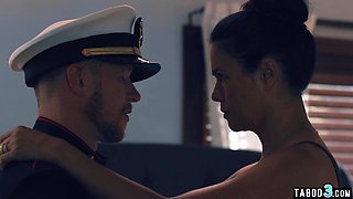 Stepson consoling his asian mommy stepmom