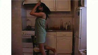Katya K has fun in the kitchen - WeAreHairy