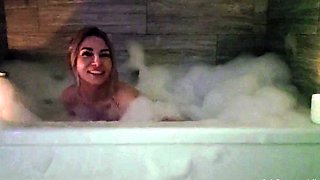 Amateur group sex with teen brunettes