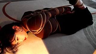Chinese bondage in white socks