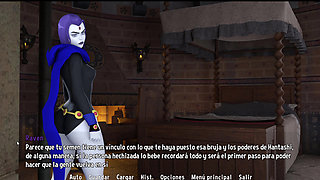 Sanji Fantasy Toon Adventure - The Cumshot on Raven's Face