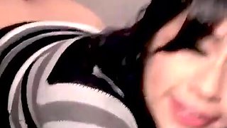 Pervy amante penetrates perra's tight pussy while she's getting drilled hard