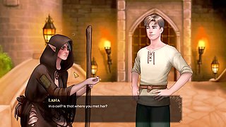 Wild dating sim featuring sexy animated action with big-boobed elves and more