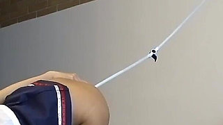 Jap College Girl Swallow Milk From Her Ass