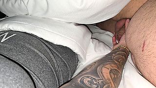 Step mom handjob injured step son dick after surgery
