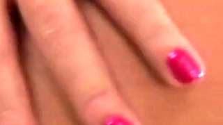 Horny milf masturbates but to enjoy more her friend slips her hand inside her hot pussy