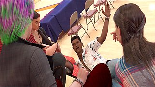 3D animated hentai cartoon fantasy featuring sexy characters