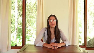 Slutty PAWG Secretary Sucks Her Boss's Cock & Letts Him Try Both Her Pussy & Ass (Solo Role Play)