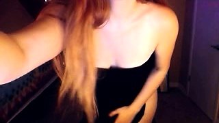Lewd amateur brunette teen meg davis webcam masturbation