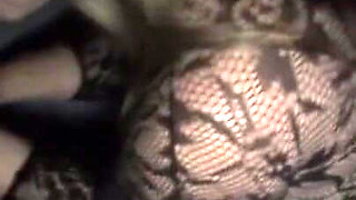 Chubby wife at Houston glory hole