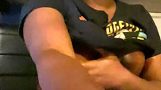 The young busty titted black girl at work sends you this naughty video for boobie tuesday!