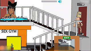 FuckerMan series - Time to exercise with sex in the sex gym