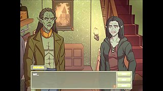 Witch hunter encounters dirty talking witches in wild cartoon fantasy