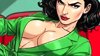 American MILF 2: Married Housewife and Two Big Black Cocks. Cartoon. Comic