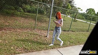 Bangbros - sawyer kelly boards the pound bus for a ride and takes another ride on a meaty pecker