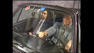 Double Penetration and Cumshot in Mouth for Two Beautiful Horny Vintage MILFs with Hairy Pussy