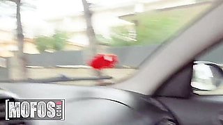 Sabrina Spice Hitchhikes For A Car Ride But What She Really Wants Is An Outdoor Cock Ride