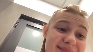 Hard Masturbating in the Gym