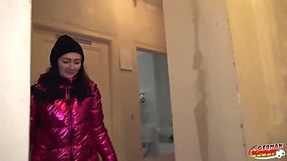 GERMAN SCOUT - Small Tits Babe Belinda Pick Up for First Time Casting Fuck