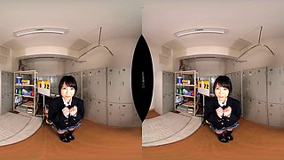 Trapped In The Storage Room With The Younger School Club Manager Part 1 - Asian Schoolgirl Hairy Pussy Hardcore