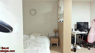 Lovely Korean with big boobs masturbates: Big Tits, Teen  Amateur Porn