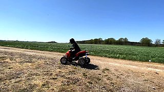 Solo ass fisting outdoor