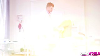 Kinky doctor gives Veronica Leal an oral and anal eXXXam in the clinic GP1446 - AnalVids