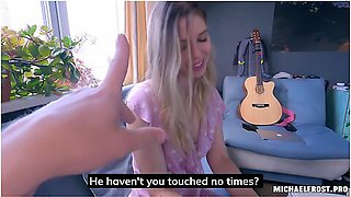 The Covered My Face With Hot Cum