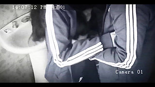 Camera Rec!!! Students Fucking in the Bathroom, Cute Girl Gets Fucked by Her Classmate During Break, Slutty School Girl with a T