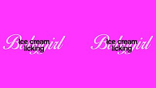 A Not So Little Girl - Ep. 1: Ice Cream Licking; Solo Insertion