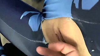 Big ass anally plugged and pounded doggystyle from his POV
