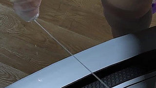 Fucking E Girl Cat Girl on the Hood of a Car