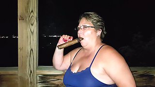Huge Cigar Smoking