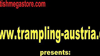 Trampling Austria featuring sweetie pie's fetish porn