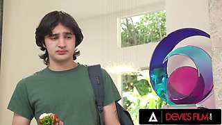 DEVILS FILM - Horny Stepmom Shay Sights Gets Her Ass Fucked Up By Her Teen Stepson