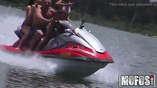 Mofos - Hot threesome on the seadoo