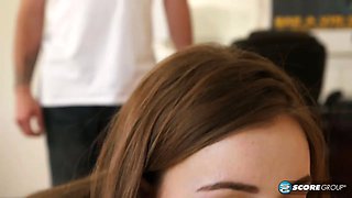 What's Schoolgirl Danni Rivers' Type? An Older Man with a Big, Hard Cock