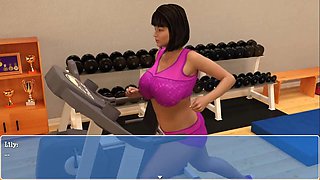 Lily Of The Valley Erotic Butt Massage And A Gym Exercise