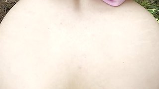 Sexy Fit Bubble-assed Teen Gets Fucked Hard From Behind In the Forest