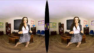 A Lesson In Tease - Big Tit Teen Solo Strips - Sexlikereal