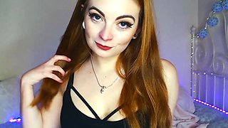 Blonde tight pussy babe solo toy fun in glamour masturbation