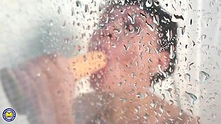 Shameless granny in the shower filthy xxx movie