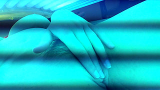 Some Naughty Tanning Bed Fun!