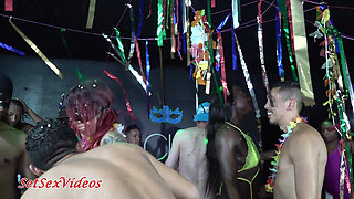 Lizzy Hartz Debuting at a Carnival Party, Very Horny