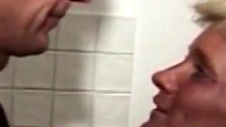 Mature couple pussy fucking pussy licking blonde milf big dick sucking