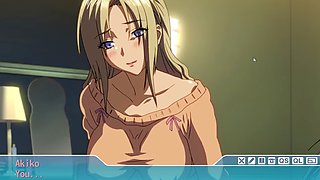 Akiko Kamimura enjoys her last day of summer in a wild handjob session