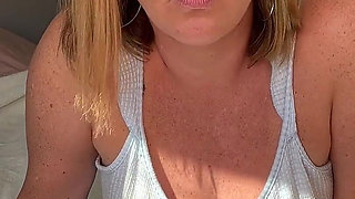 Facetiming My New Bull with Hubby's Cock