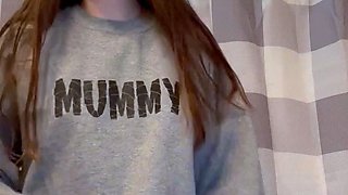 Small titted babe toys her pussy on webcam