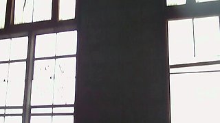 Blonde tight pussy babe solo toy fun in glamour masturbation