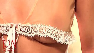 Hot Maid Fucks Washing Machine - Big Tits Massage in Laundry Room